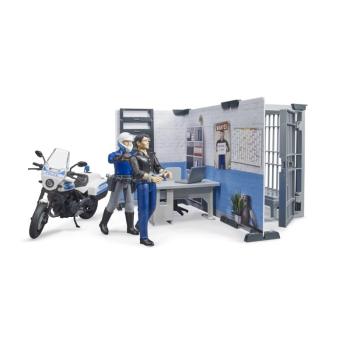 Bruder 62732 BWorld Rendőrállomás motorral, 1:16 kép