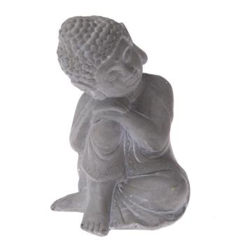 Buddha betonszobor, 16 x 11 cm kép