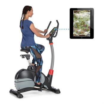 Capital Sports Arcadion Gaming Bike, pulzusmérő, bluetooth, kormányrögzítő, fekete kép