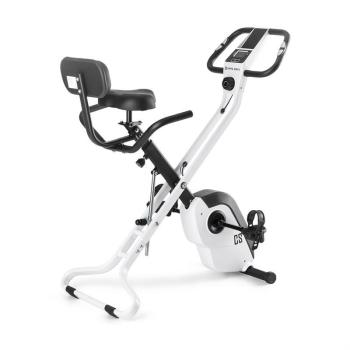 Capital Sports Azura X1 X-Bike, kerékpár, 120 kg-ig, pulzusmérővel, összecsukható, 4 kg, fehér kép