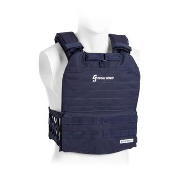 Capital Sports Battlevest 2.0, súlymellény, 2 x 8,75 lbs (4,0 kg) súly, kék kép