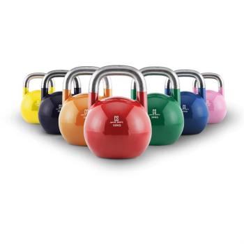 Capital Sports Compket Set, verseny kettlebell, 7 x verseny gömbsúlyzó, acél kép