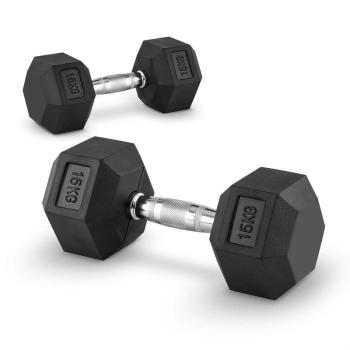 Capital Sports Hexbell 15, 15kg, két kézi súlyzó (dumbbell) kép