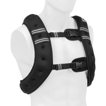 Capital Sports X-Vest, súlymellény, 10 kg, neoprén / nejlon, 2 mellkas heveder, fekete kép