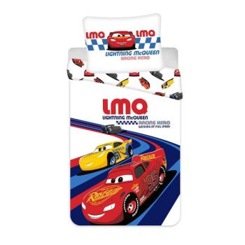 Cars gyermek pamut ágynemű kiságyba racing hero baby, 100 x 135 cm, 40 x 60 cm kép