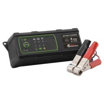 Compass mikroprocesszor töltő PB/GEL 4 Amp, 6/12 V kép