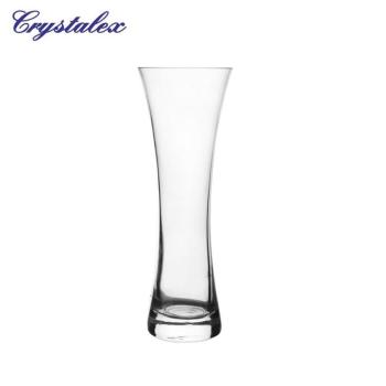 Crystalex Üveg váza, 7 x 19,5 cm kép