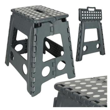 Csúszásmentes összecsukható szék 39cm sötétszürke kép