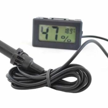 Digitális higrométer hőmérő LCD kijelzővel kép