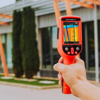 Digitális hőkamera - Érintőkijelzővel, akkumulátorral és microSD kártya foglalattal kép