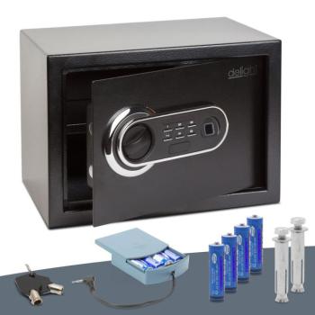 Digitális széf ujjlenyomat olvasóval és gombsorral - 350 x 250 x 250 mm kép