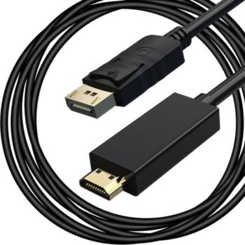 DisplayPort - HDMI 4K kábel kép