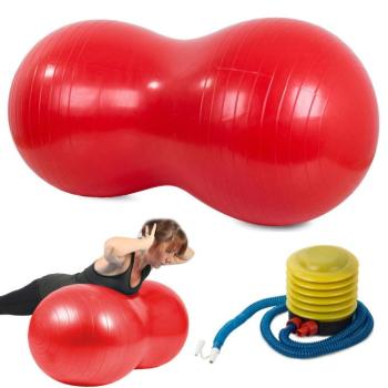 Dupla fitness labda, 40 cm, piros kép