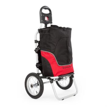 DURAMAXX Carry Red, biciklis kocsi, kézikocsi, max. teherbírás 20 kg, fekete-piros kép