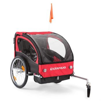 DURAMAXX Trailer Swift gyermekszállító kerékpár utánfutó, 2 ülés, max. 20 kg kép