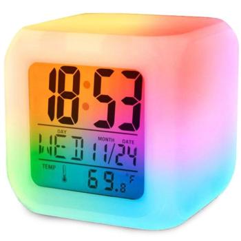 Ébresztőóra LCD, hőmérő kép