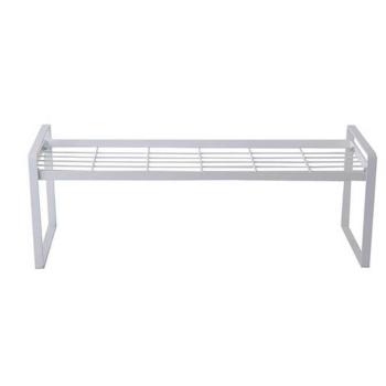 Egyszintes fém konyhai szervező, 52x19x21 cm, fehér kép