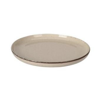 EH Beige porcelán desszert tányér, 19 cm kép