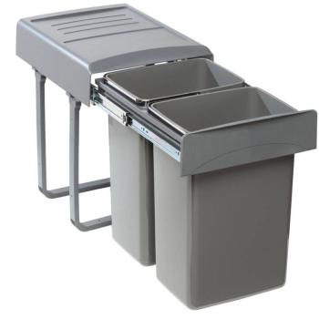 EKOTECH MEGA 40 - 2x20 liter Szelektív hulladékgyűjtő kép