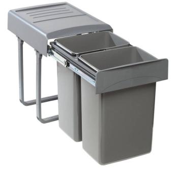 EKOTECH MEGA 45 - 2x26 liter Szelektív hulladékgyűjtő kép
