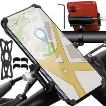 Elasztikus kerékpáros telefontartó kép