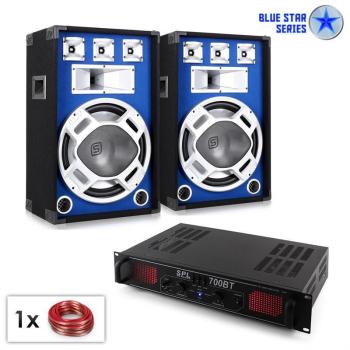 Electronic-Star Blue Star Series "Basscore Bluetooth" PA szett, 1000W kép