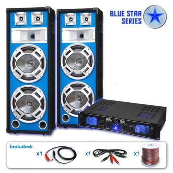 Electronic-Star BLUE STAR SERIES „BASSKERN“ PA KÉSZLET, 2800 W kép