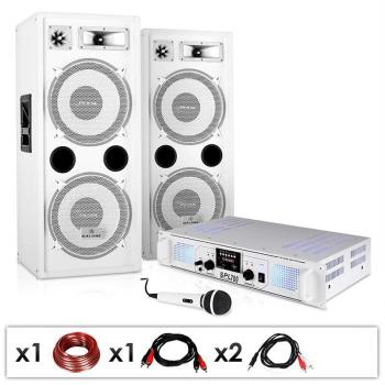 Electronic-Star DJ PA rendszer "DJ-22", erősítő, hangszóról, 1000W kép