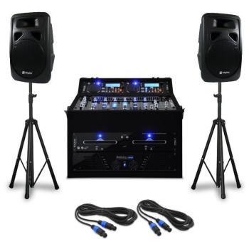 Electronic-Star DJ PA szett Punch Line 1200 W, keverőpult, USB, SD portok kép