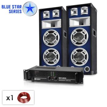 Electronic-Star PA Set Blue Star Series "Bassboom" 1600 Watt kép