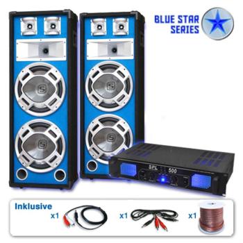 Electronic-Star PA Szett Blue Star Széria "Bassveteran" 1600 Watt kép