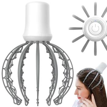 Elektromos vibrációs fejmasszírozó kép