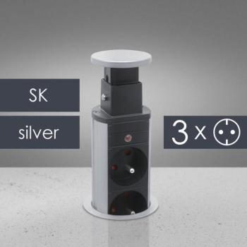 Elosztó, Rejtett, 3-as - szlovák, ezüst kép