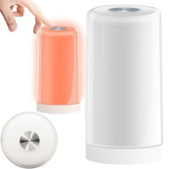 Érintőkapcsolós, akkus éjjeli lámpa 4 színnel kép