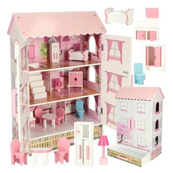 Fából készült babaház kép