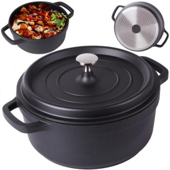 Fazék, tapadásmentes, indukciós, fedővel, 4L kép