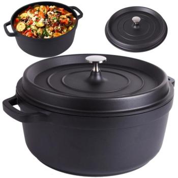 Fazék, tapadásmentes, indukciós, fedővel, 7L kép