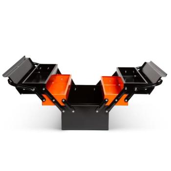 Fém szerszámosláda - szétnyitható - 430 x 210 x 200 mm kép