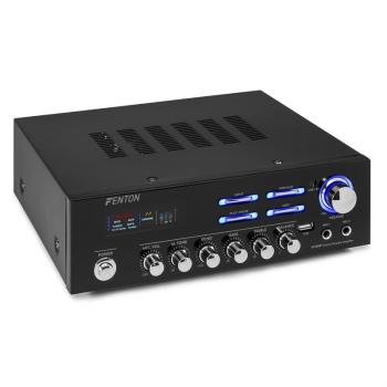 Fenton AV120BT, sztereó HiFi erősítő, 120 W RMS, (2 x 60 W 8 Ohm-ra), BT/USB/AUX kép