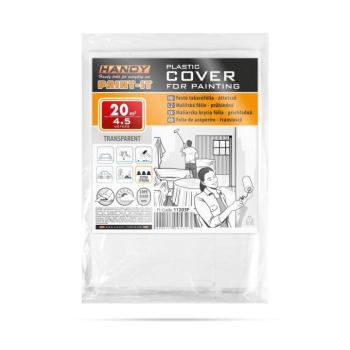 Festő takarófólia - LDPE - extra erős - 30 mikron - 4 x 5 m kép