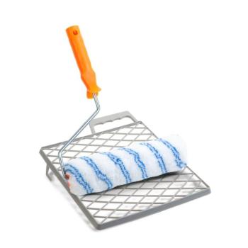 Festőhenger + nyél + lehúzórács - 18 mm poliészter - 250 mm kép