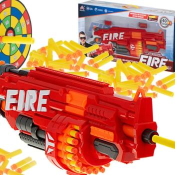 Fire Bumper játékfegyver 40 lőszerrel és céltáblával kép