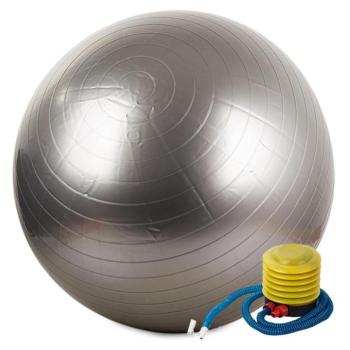Fitness labda 65 cm, ezüst kép