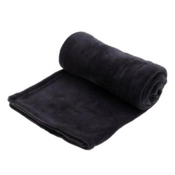 Fleece takaró fekete, 125 x 150 cm kép