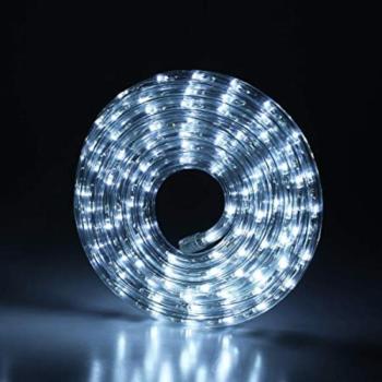 Flexibilis karácsonyi LED fénycső, fénykábel (9 méter, hidegfehér) kép