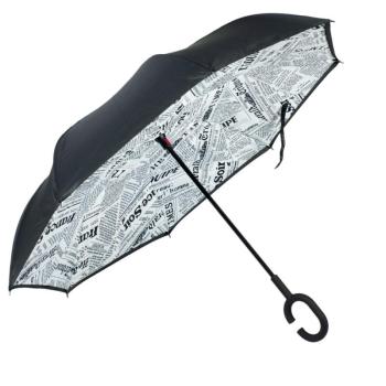 Fordítva összehajtható esernyő (Újságpapír) kép