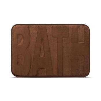 Fürdőszobai kilépőszőnyeg - &#34;BATH&#34; - barna - 60 x 40 cm kép