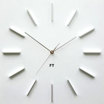 Future Time FT1010WH Square white Design falióra, 40 cm kép