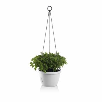 Gardenico Marina önöntöző felakasztható virágtartó fehér, átmérő: 30 cm kép