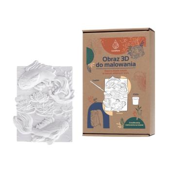 Gipsz színező kép 3D kép